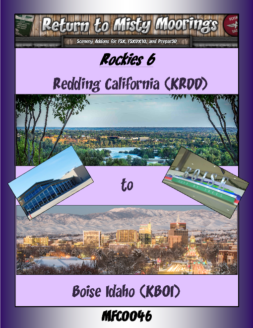 MFC0046 Rockies 6-Redding California to Boise Idaho (KRDD-KBOI) 