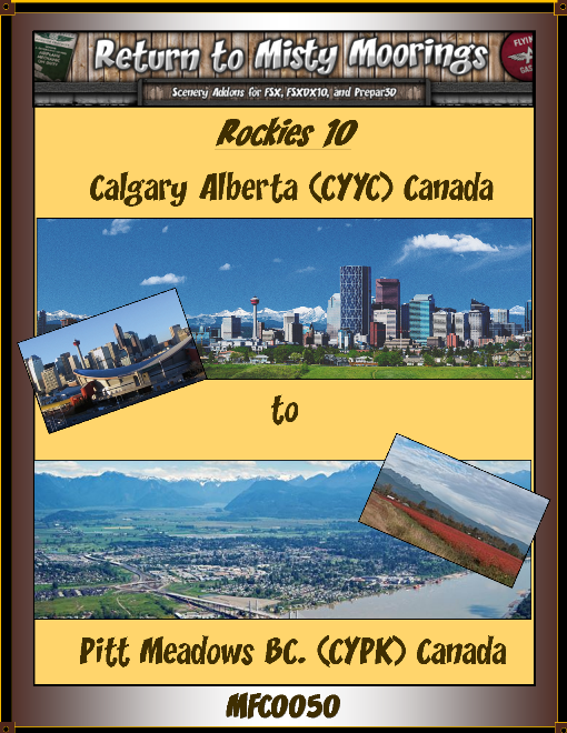 MFC0050 Rockies 10-Calgary Intl. AB to Pitt Meadows BC (CYYC-CYPK)