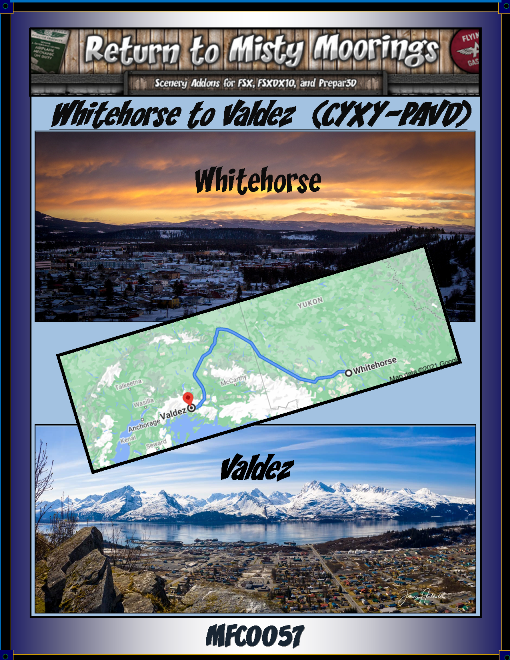 MFC0057 Whitehorse to Valdez (CYXY-PAVD)