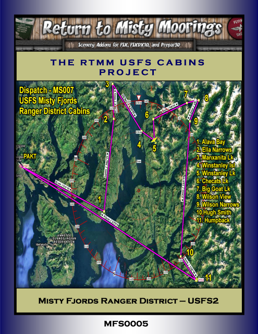 MFS0005 RTMM Misty Fjords District USFS Cabins (USFS2)