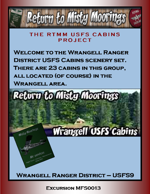 MFS0013 RTMM Wrangell Ranger District Cabins (USFS9)