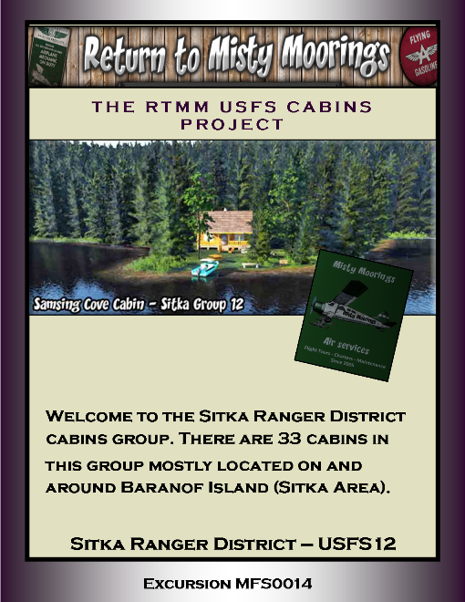 MFS0014 RTMM Sitka Ranger District Cabins (USFS12) 